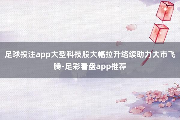 足球投注app大型科技股大幅拉升络续助力大市飞腾-足彩看盘app推荐